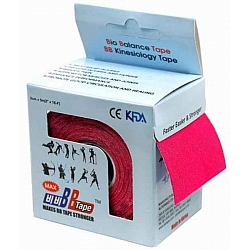 Фото кинезио тейп BBTape МАХ 5 см × 5 м пластырь