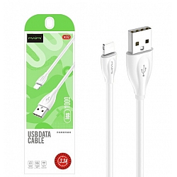 Фото кабель USB 3.3А MAIMi X02 (iOS Lighting) для iPhone, iPad, 1 м