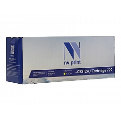 Картридж NV Print HP CE312A/Canon 729 Yellow совместимый