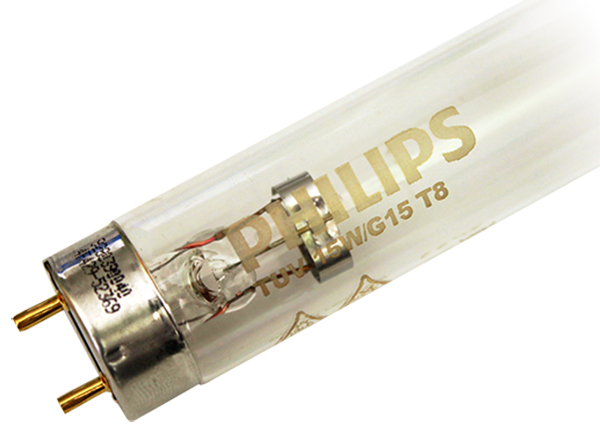 Лампа сменная бактерицидная Philips TUV15W, G13, 15 Вт купить в ...