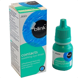 Фото капли глазные увлажняющие Blink Contacts (10 мл)